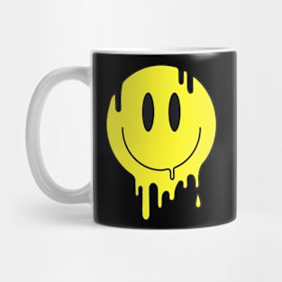 80s Melting Yellow Smile Funny Smiling Melted Dripping Face Cute Mug